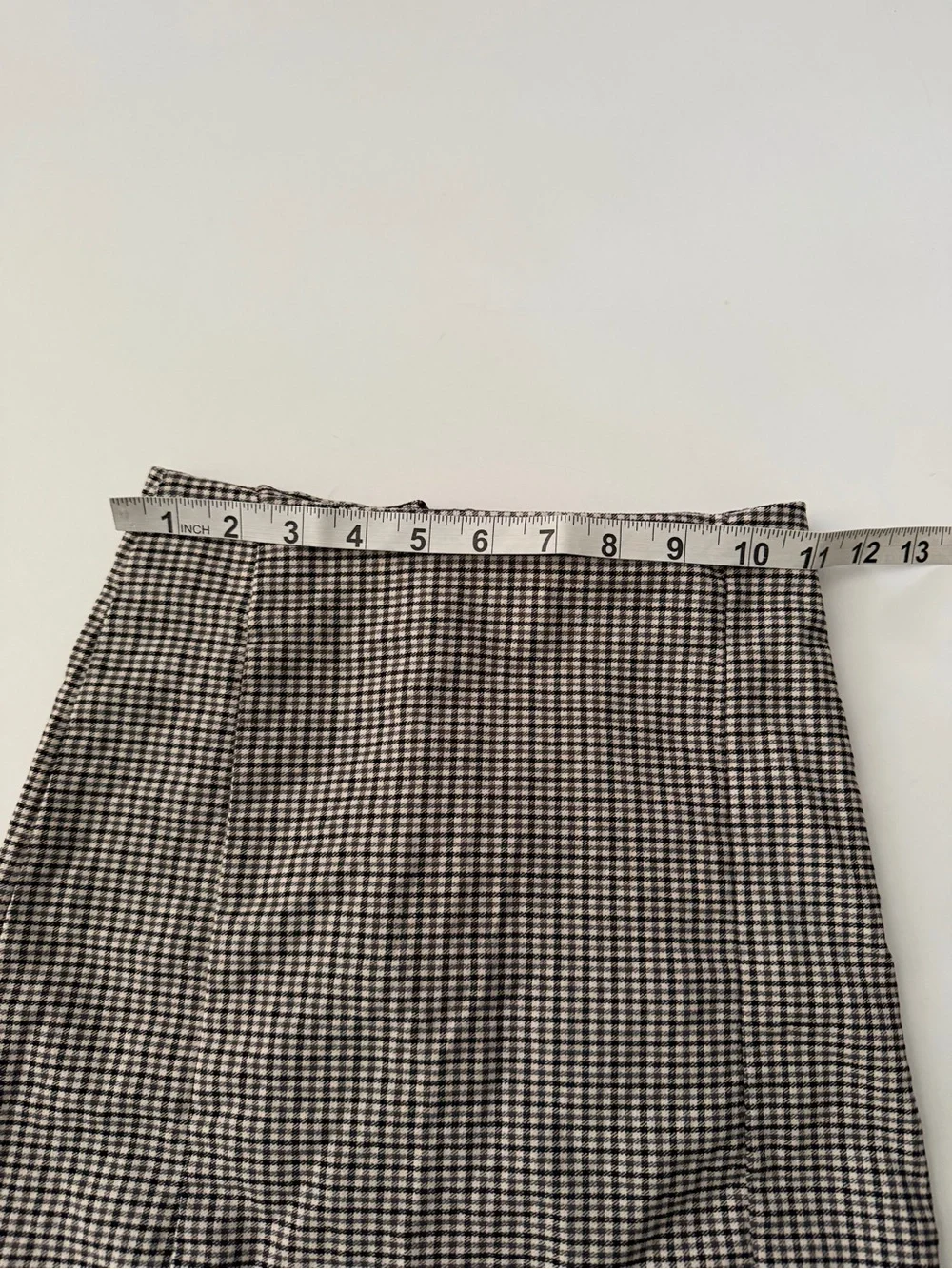 Full Tilt Black & Brown Plaid Mini Skirt
